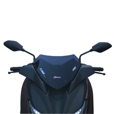 PARE-BRISE/SAUTE VENT MAXISCOOTER POUR YAMAHA 125 XMAX 2018>2022, 300-400 XMAX 2017>2022 FUME  -FACO-
