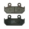 BRAKE PADS NEWFREN FOR HONDA 500 CBR F 1987>1990 Front   750 XRV AFRICA TWIN 1990>1993 Front   450 CBX S 1987> Front   250 NSR 1986> Front   (L 42mm - H 81mm - thk 8.8mm)  (FD0106BT)  (TOURING ORGANIC)