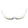 HEADLIGHT MASK MTKT FOR 50cc MOTORBIKE DERBI 50 SENDA -WHITE+WHITE LEDS-