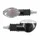CLIGNOTANT UNIVERSEL REPLAY MINI OVALE A AMPOULE BA9S TRANSPARENT/CARBONE (L 71mm / H 28mm / L 38mm) (PAIRE) **