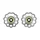DERAILLEUR PULLEY- P2R  9/10 SPEED -ALUMINIUM-SILVER-ON BEARINGS 11 teeth (SET OF 2)