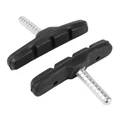 BRAKE PADS FOR MTB - SMOOTH STUD SYMETRIC-FIBRAX 70mm BLACK (PAIR ON CARD)