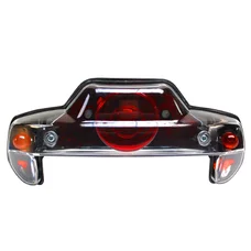 FEU ARRIERE SCOOT LEXUS NOIR ADAPTABLE MBK 50 BOOSTER 1999>2003/YAMAHA 50 BWS 1999>2003 AVEC CLIGNOTANTS **  -REPLAY-