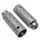 PEGS FOR BMX - ALUMINIUM Ø 38mm Silver - Lg 110mm For axle Ø 14 (PAIR)