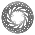 BRAKE DISC FOR MAXISCOOTER APRILIA 125 LEONARDO 1995>2004 -FRONT-, 250 LEONARDO 1999>2004> -FRONT-, 125 SCARABEO 1998>2003 REAR (OUTER Ø 220 mm, INNER Ø 60 mm, 5 DRILL HOLES)  -NEWFREN-