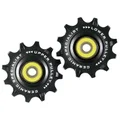 GALET DERAILLEUR VTT TRIPEAK 13-13 DENTS ROULEMENT G5 CERAMIQUE POUR SHIMANO GRX/XT/RD-GRX812/817 / M91xx 11V. NOIR (BLISTER DE 2)