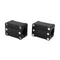 PROTECTIVE PADS FOR HONDA 750 X-ADV ALUMINIUM/RESIN - BLACK (PAIR)  -AVOC-