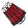 FILTRE A AIR MALOSSI E5 PHBN/PHVA DROIT DECENTREE NOIR MOUSSE ROUGE D.35mm (SAUF PEUGEOT) (04241950)
