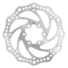 DISQUE DE FREIN TROTTINETTE 6 TROUS DIAM 140mm ARGENT -SELECTION P2R