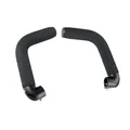 BAR ENDS - ERGOTEC TOURING ALUMINIUM BLACK - ROTATION 360° (PAIR)