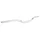 GUIDON MOTO CROSS DOMINO HSA ALU DIAM 28,5 mm LONG 810 mm HAUT 80 mm ARGENT SANS BARRE DE RENFORT