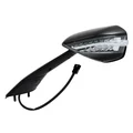 MIRROR FOR MOTORBIKE APRILIA 1000 RSV-4 2015> LEFT BLACK WITH INDICATOR (OE 2B001544) (CEE APPROVED)  -SELECTION P2R -
