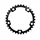 CHAINRING FOR ROAD BIKE- 5 Arms- 33T.Ø 110  -INNER- ALUMINIUM BLACK- 7075 TA ZEPHYR TYPE SHIMANO 9/10Speed.