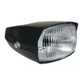 PHARE/PROJECTEUR CYCLO ADAPTABLE SOLEX 3800, 6000, FLASH NOIR HOMOLOGUE (COMPLET)  -SELECTION P2R-