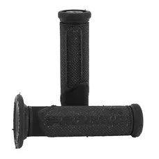 GRIP -  DOMINO ORIGINAL- ON ROAD 732 CARBON GEL - Black/Carbon CLOSED END 125mm (PAIR)