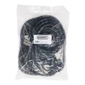 GAINE SPIRALE FLEXIBLE POUR FIL ELECTRIQUE DE VAE ET GAINE ELVEDES DIAM 12 mm NOIR (10M)