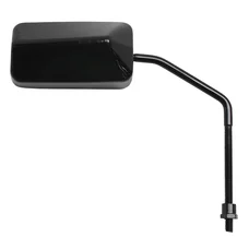 MIRROR FOR SCOOT REPLAY F1  Ø 8 REVERSIBLE BLACK (x1) -LONG ARM- BLACK- **