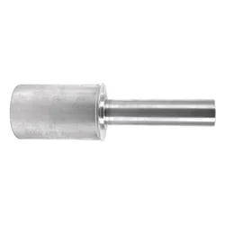 ADAPTATEUR/BROCHE DE LEVE/BEQUILLE MOTO STAND ARRIERE MONOBRAS POUR BMW 1200 R, 1300 K, 1200 R NINE T ACIER ARGENT DIAM 53,5 mm  -P2R-
