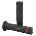GRIP- PROGRIP ON ROAD 838 DUAL DENSITY RED/BLACK 122mm CLOSED END (PAIR) (ROAD BIKE)