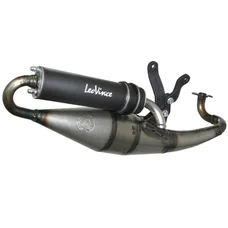 POT SCOOT LEOVINCE TT BLACK POUR MBK 50 NITRO, OVETTO 2T / YAMAHA 50 AEROX, NEOS 2T (REF 4054B)