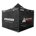TENTE PADDOCK VOCA RACING 3x3M NOIR STRUCTURE ALU (AVEC SAC DE TRANSPORT ET CLOISONS)