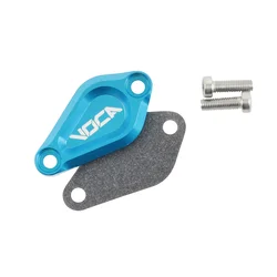 OBTURATEUR POMPE A HUILE 50 A BOITE VOCA EVO POUR MINARELLI 50 AM6/DERBI 50 SENDA, GPR ALU CNC BLEU TURQUOISE