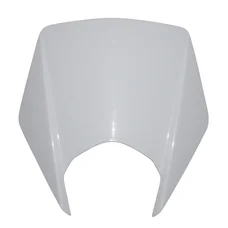PLAQUE PHARE/TETE DE FOURCHE 50 A BOITE ADAPTABLE DERBI 50 SENDA DRD 2011> BLANC BRILLANT  -P2R-