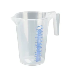 MEASURING PITCHER - PRESSOL - POLYETHYLENE GRADUATED  TRANSPARENT  1Lt (SOLD PER UNIT)