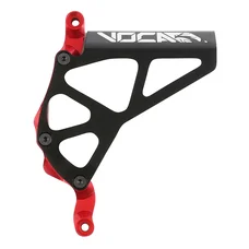 CACHE PIGNON 50 A BOITE VOCA RACING POUR MINARELLI 50 AM6/BETA 50 RR/RIEJU 50 MRT/SHERCO 50 SM-R, SE-R ALU CNC NOIR/ROUGE
