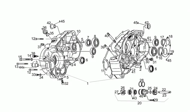 Carter moteur