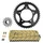 KIT CHAINE ADAPTABLE APRILIA 900 DORSODURO ABS 2017>2020  525  15x44  (DIAM COURONNE 100/120/10.25)  (DEMULTIPLICATION ORIGINE)  -AFAM-