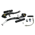 BRAKE CALIPER- FOR MTB/URBAN BIKE- V-BRAKE ALUMINIUM SUNRACE BLACK - FRONT 110MM ELBOW 90°