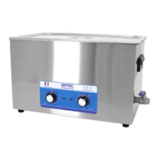 NETTOYEUR/BAC ULTRASONS PROFESSIONNEL ANALOGIQUE 30L 600 WATTS AVEC VANNE DE VIDANGE (500x300x200mm)  -SPECIAL RAMPE DE CARBURATEUR- (QUALITE PREMIUM)