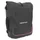 SACOCHE ARRIERE LATERALE SAC A DOS VELO NEWTON A LED ROUGE 22L NOIR POCHETTE ZIP INTERIEURE AMOVIBLE (VENDU A L'UNITE) - FIXATION CROCHETS SUR PORTE BAGAGE (INCLUS CABLE USB-C)