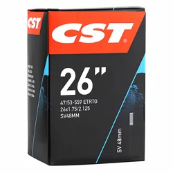 CHAMBRE A AIR VELO 26 x 1.75-2.125 CST VALVE STANDARD 48 mm
