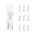 LIGHT BULB 12V  1,2W STANDART T5 FOOT W2x4,6D WEDGE CLEAR (DASHBOARD LIGHT) (SOLD PER 10)  -SELECTION P2R-