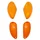 CABOCHON CLIGNOTANT SCOOT ADAPTABLE PIAGGIO 50 TYPHOON 2006>, NRG MC3 AV+AR ORANGE (x4) (AVANT COMME NRG EXTREME MC3 + ARRIERE COMME TYPHOON)  -REPLAY-