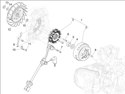 Volant magnetique