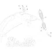 Suspension arrière - Amortisseur/s