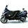 TABLIER COUVRE JAMBE TUCANO POUR PIAGGIO 125 X-EVO, 125 X8, 400 X-EVO, 400 X8 (R045-x) (TERMOSCUD) (SYSTEME ANTI-FLOTTEMENT SGAS)