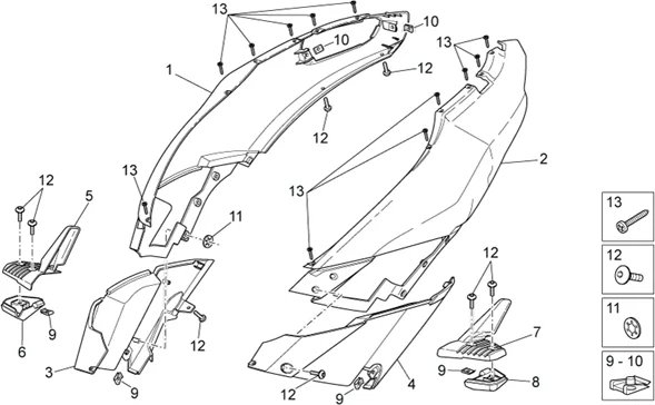 Carrosserie posterieure I