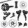 GROUPE GRAVEL SHIMANO GRX600 DISQUE NOIR 11V. 172.5 EN 46-30 CUVETTE PRESSFIT CASSETTE HG 700 11-34 (MONTAGE ATELIER)