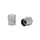 VALVE CAP -SCHRADER - STEEL M3  (PAIR)  -SELECTION P2R-