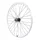 WHEEL FOR ROAD BIKE / FIXIE / TRACK P2R 30mm WHITE - REAR- 2 SIDES THREADED HUB +16T. SPROCKET