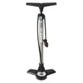 POMPE A PIED ZEFAL PROFIL MAX FP20 CORPS ET SUPPORT ACIER ARGENT MANOMETRE 9BARS RACCORD SWITCH VP/VS AVEC ACCESSOIRES