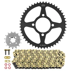 KIT CHAINE ADAPTABLE SUZUKI 125 RV VANVAN 2007>2018 428 15x49 (DIAM COURONNE 64/84/10.5) (DEMULTIPLICATION ORIGINE) -JT SPROCKETS