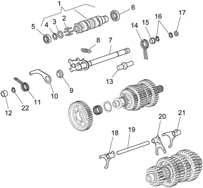 Selecteur boite de vitesses