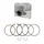 PISTON (CAT-D) ORIGINE PIAGGIO 125 MP3 2007>, BEVERLY 2005>, X8 2004>, X9 2003>, X10 2012>, X-EVO 2007>, VESPA GTS 2007>/GILERA 125 NEXUS 2007>, RUNNER 4T 2005>/APRILIA 125 ATLANTIC 2003  -1A0077850D-