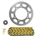 KIT CHAINE ADAPTABLE DERBI 50 SENDA R X-RACE 2006>2011  420  13x53  (DIAM COURONNE 105/125/8.5)  (DEMULTIPLICATION ORIGINE)  -AFAM-