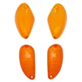 CABOCHON CLIGNOTANT SCOOT ADAPTABLE PIAGGIO 50 TYPHOON 2006>, NRG MC3 AV+AR ORANGE (x4) (AVANT COMME NRG EXTREME MC3 + ARRIERE COMME TYPHOON)  -REPLAY-